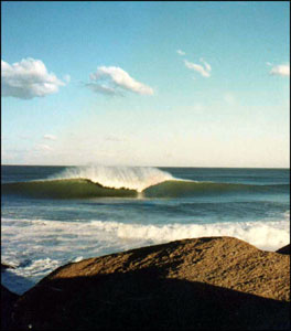 A Praia da Joaquina parada obrigatória.